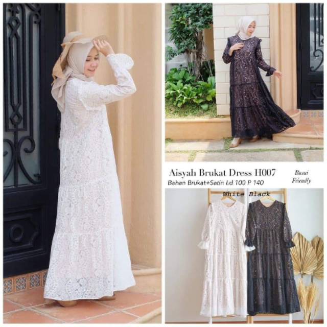 AISYAH BRUKAT DRESS / GAMIS BRUKAT IMPORT