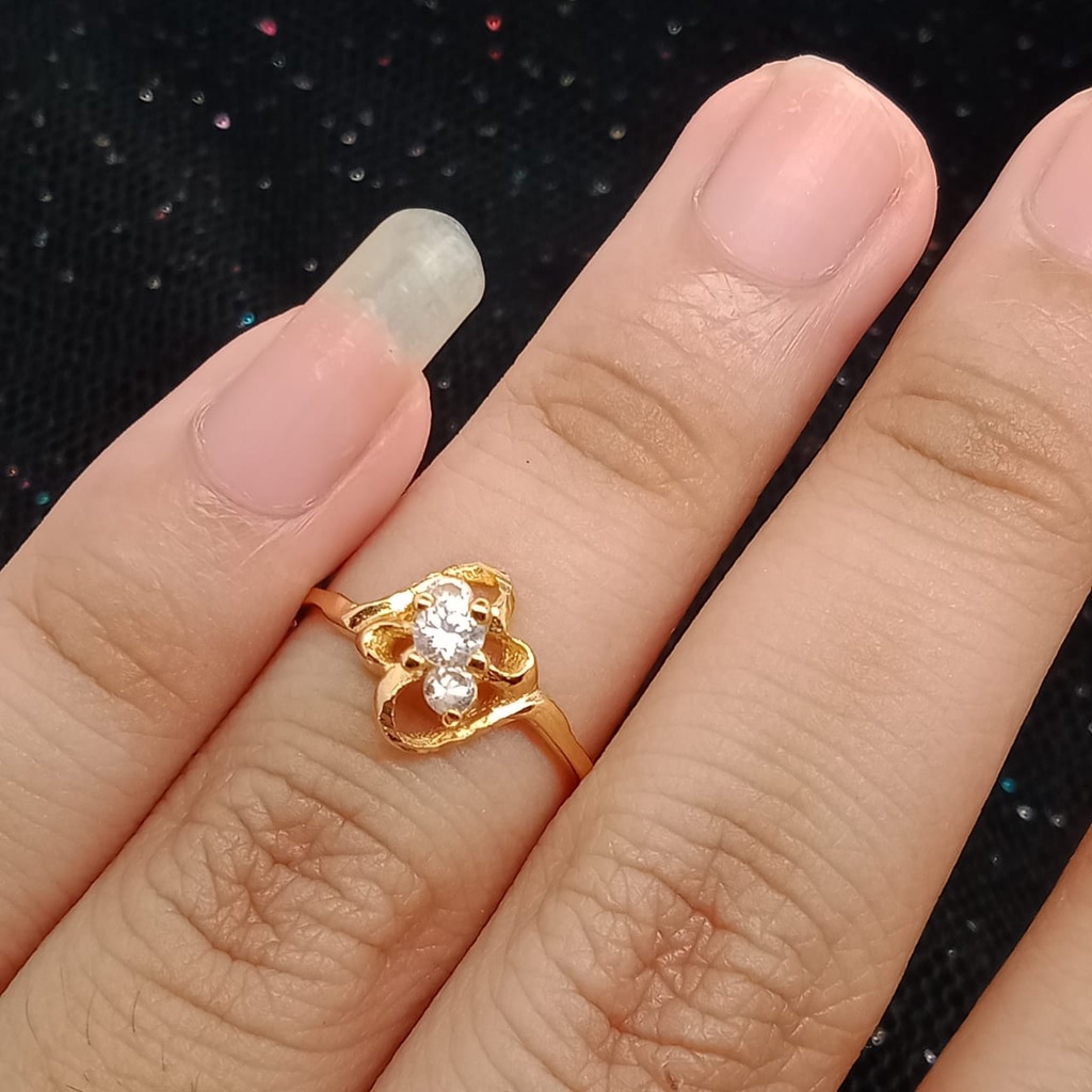 Cincin Emas 17K - 1.35 gr Kadar 750 - 346