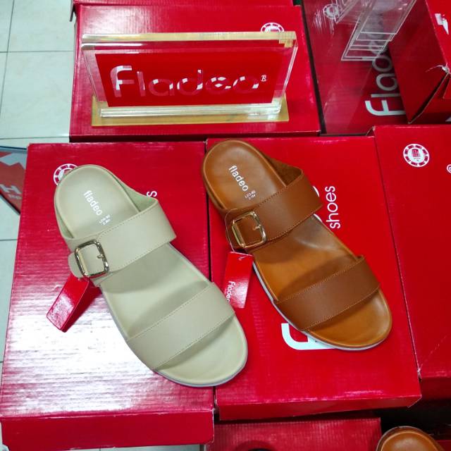 SANDAL SLIP WANITA DEWASA ( FLADEO SHOES )