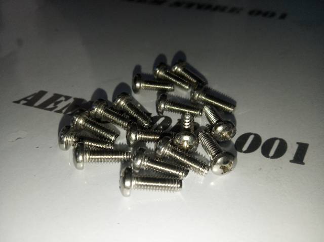 Baut JP M4 X 12 (1.2cm) stainless 304 pan screw