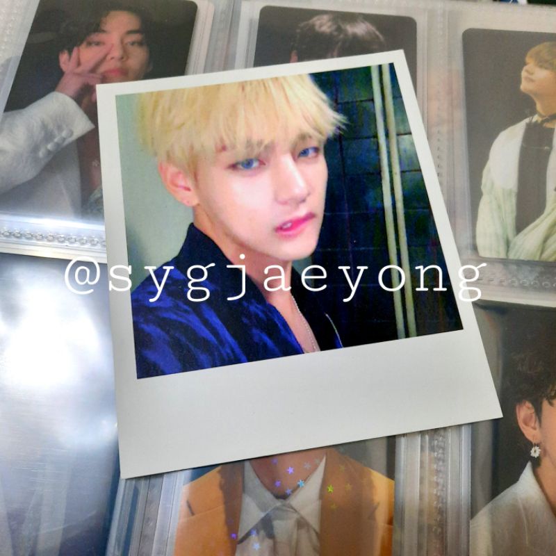 [CLEARANCE SALE] BTS KIM TAEHYUNG V WINGS PHOTOCARD PC POLAROID OFFICIAL