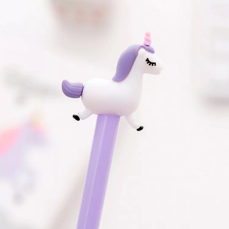 Pena Unicorn Gel Lucu Import / Pulpen Kuda Unicorn Full Body Unik Stationary / TV-36