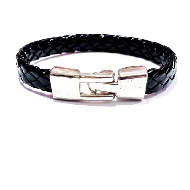 Satuan Classic Leather Braids Bracelet | Gelang Flip Kulit