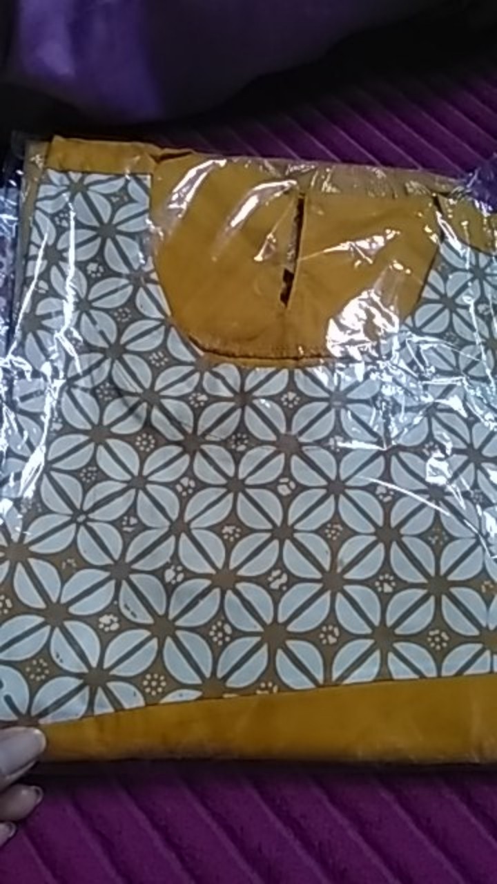 Atasan Batik Cap Kombinasi