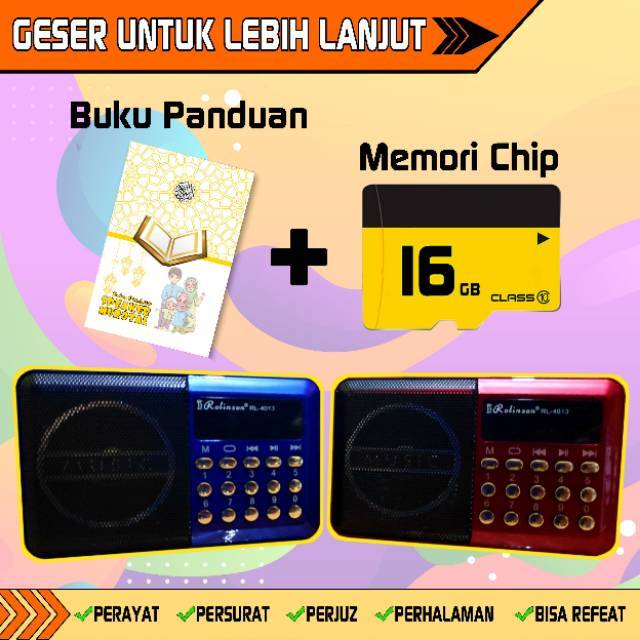 SPEAKER MUROTTAL AL QURAN SPEAKER QURAN Rolinson/JOC/Eletree