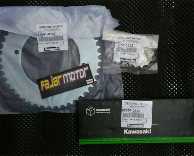 GEAR SET ORIGINAL KAWASAKI KLX 150 BF L S