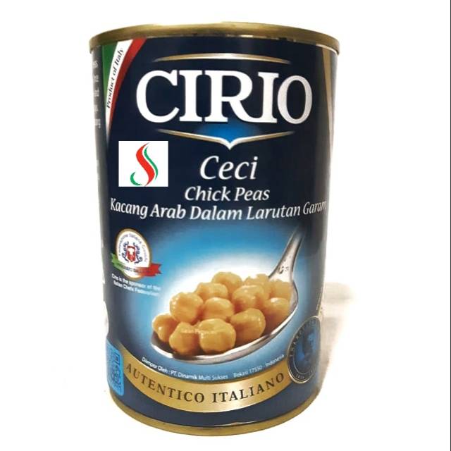 

Cirio Garbanzo Bean/ Chick Peas 400gr