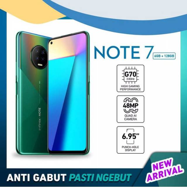 (segel) Infinix Note 7 6/128GB (garansi resmi)