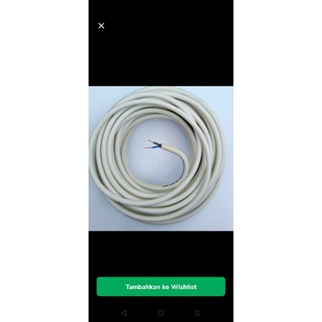 Kabel Eterna 2x1.5/tembaga/kabel listrik/meter