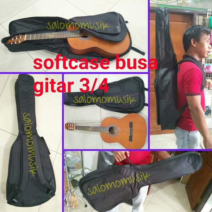 promo Softcase / Sarung / Tas / Case ukuran Gitar 3/4 diskon