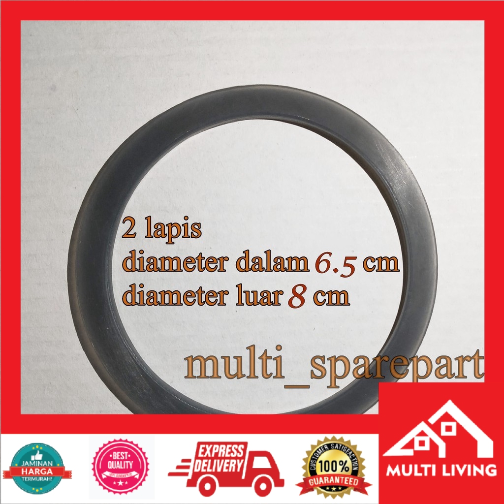 Seal / Karet  2 lapis Blender Bumbu Miyako Universal