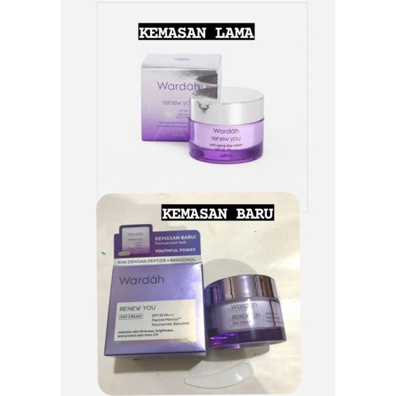 ❣️Rakkistore99❣️Wardah Renew You Anti Aging Day/Night Cream 30g (100% Original)