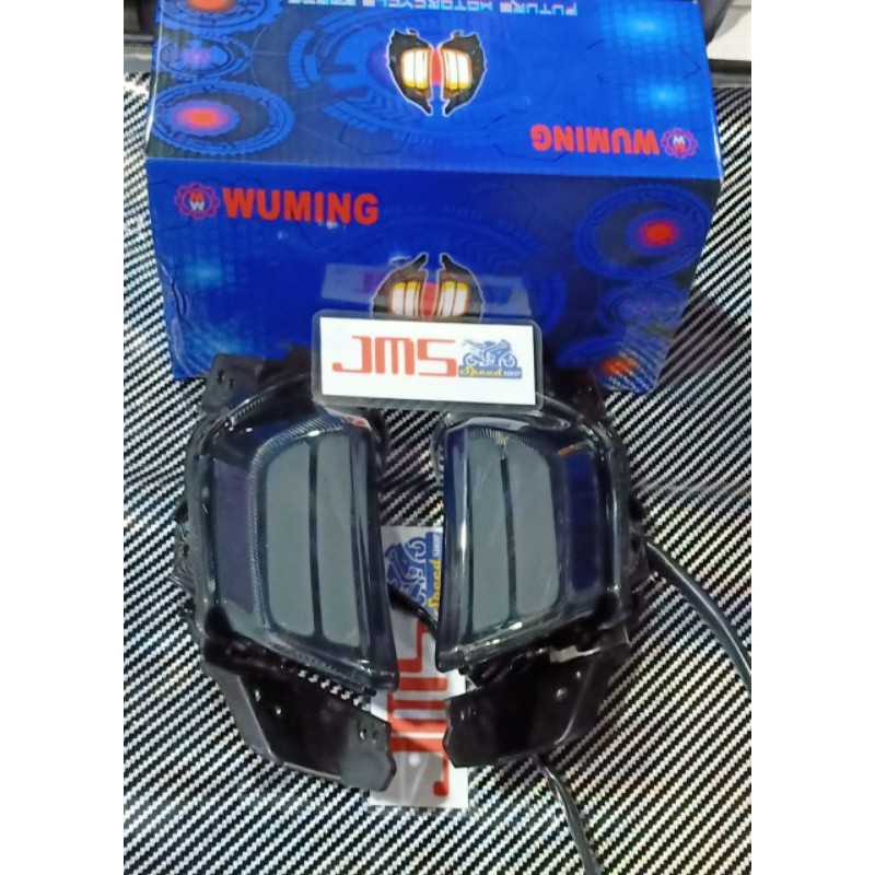 lampu sen depan yamaha nmax new 2020 wuming senja biru sen tetap kuning pnp