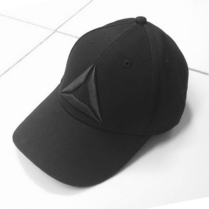 Topi Reebok Delta Logo Black Baseball 