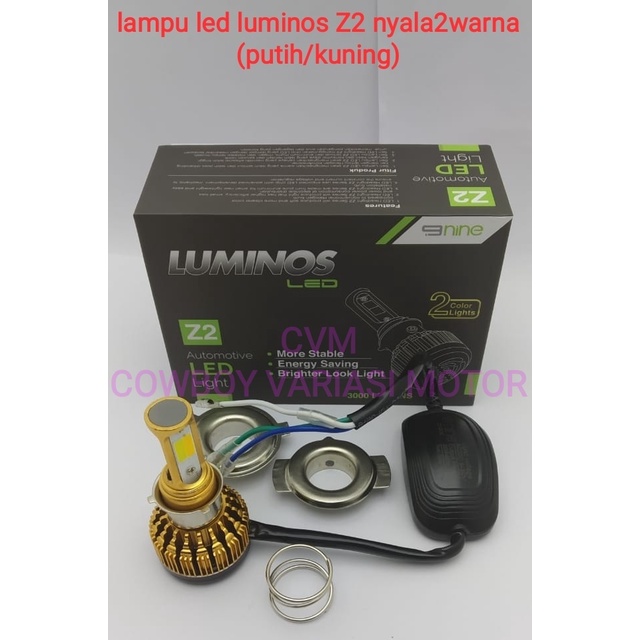 lampu led z2 luminos 2warna kuning/putih