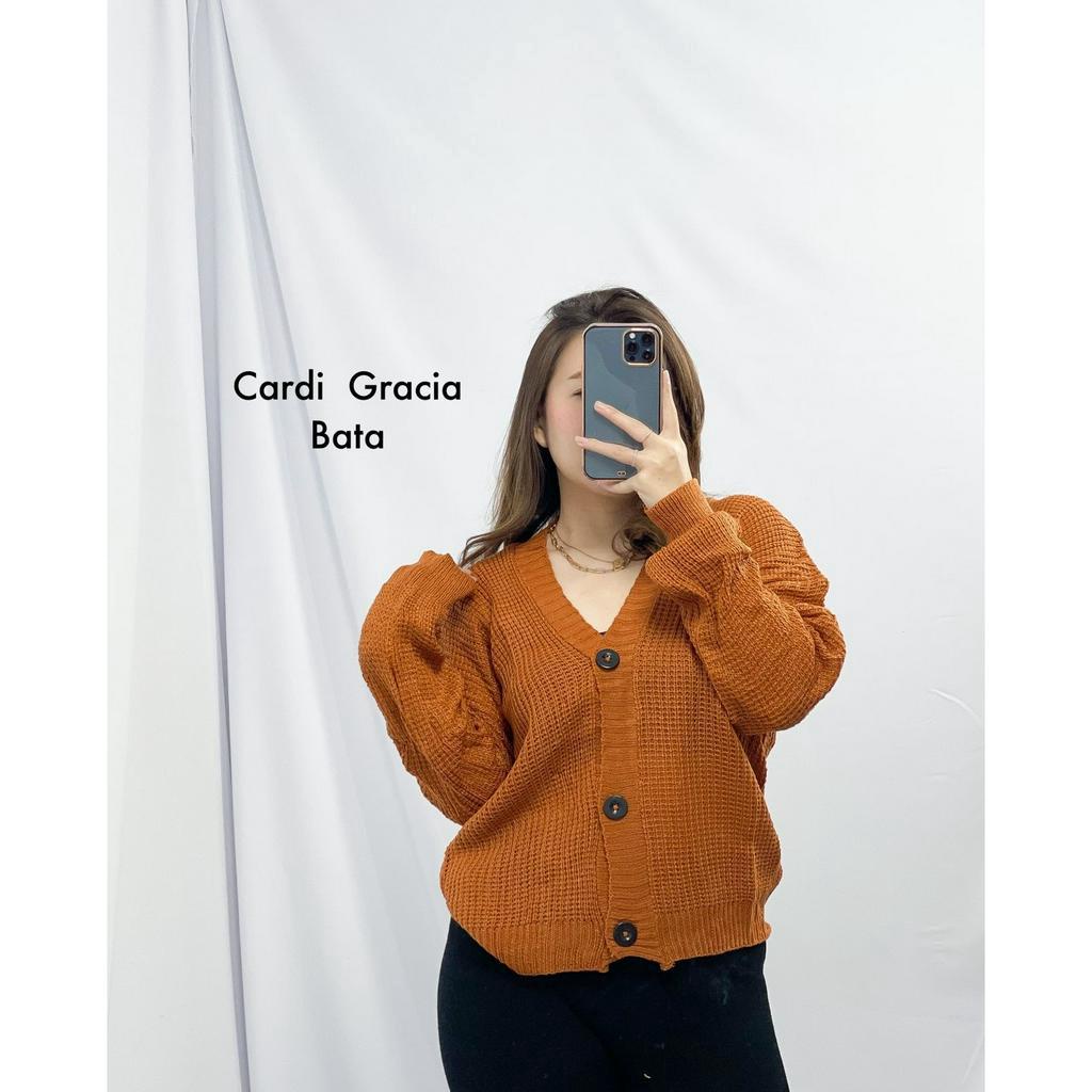 Toply shop Outer rajut / Cardigan gracia / Outer rajut tebal