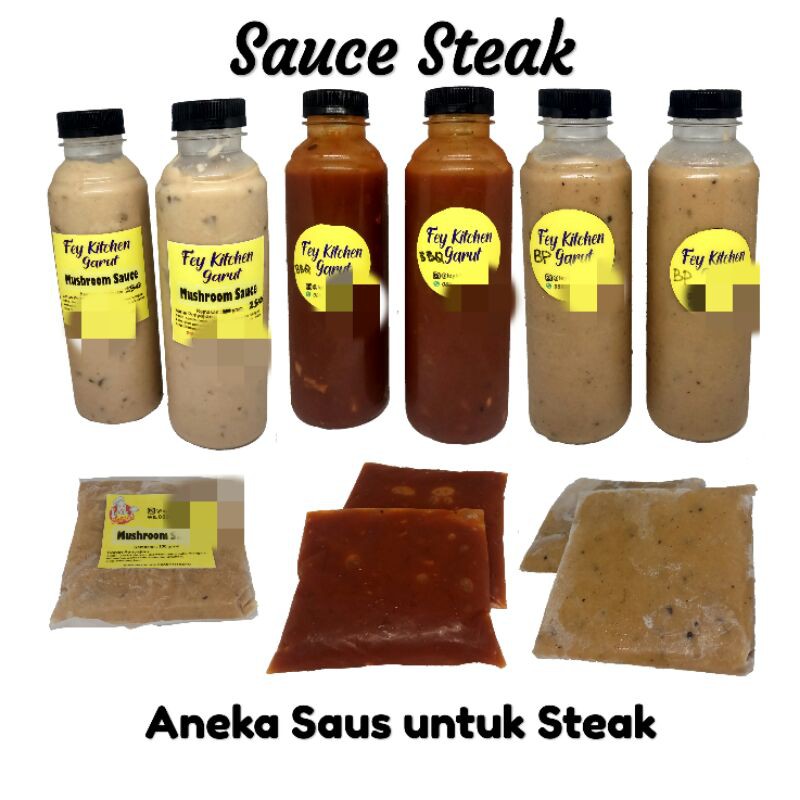 

Mushroom Sauce / Saus untuk Steak ala fey kitchen