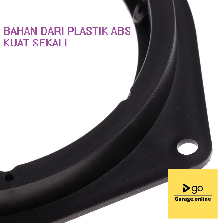 Bracket Ring Speaker Plastik ABS Speaker mobil 6.5 inch 6 inch Universal Untuk semua jenis mobil