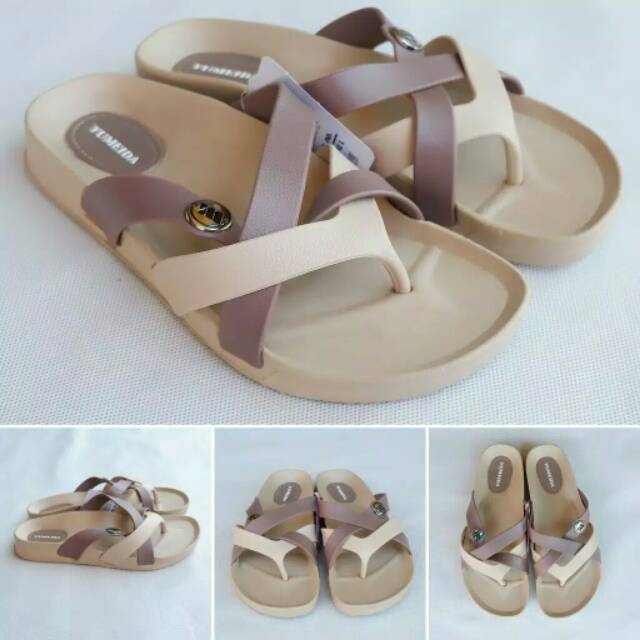 Yumaida LD9041 - Sendal Jepit Karet Wanita Tali Silang Yumaida Size 36 - 41