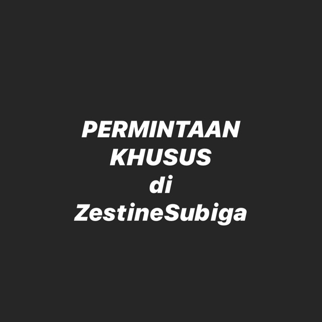 Permintaan Khusus