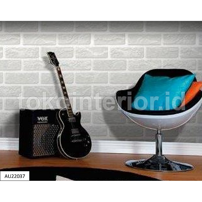 Wallpaper 3D Batu Bata Putih