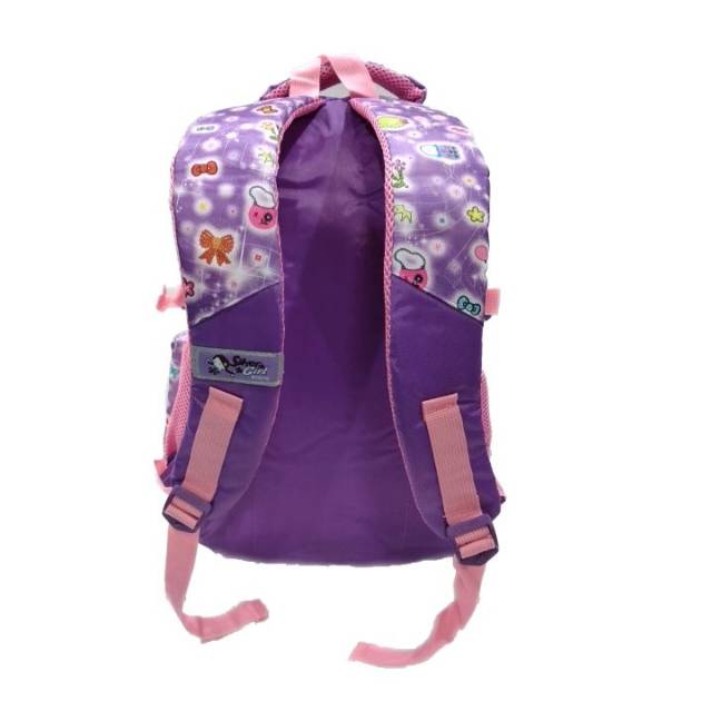 Tas ransel silver girl tas anak wanita alto impor &amp; tempat pensil