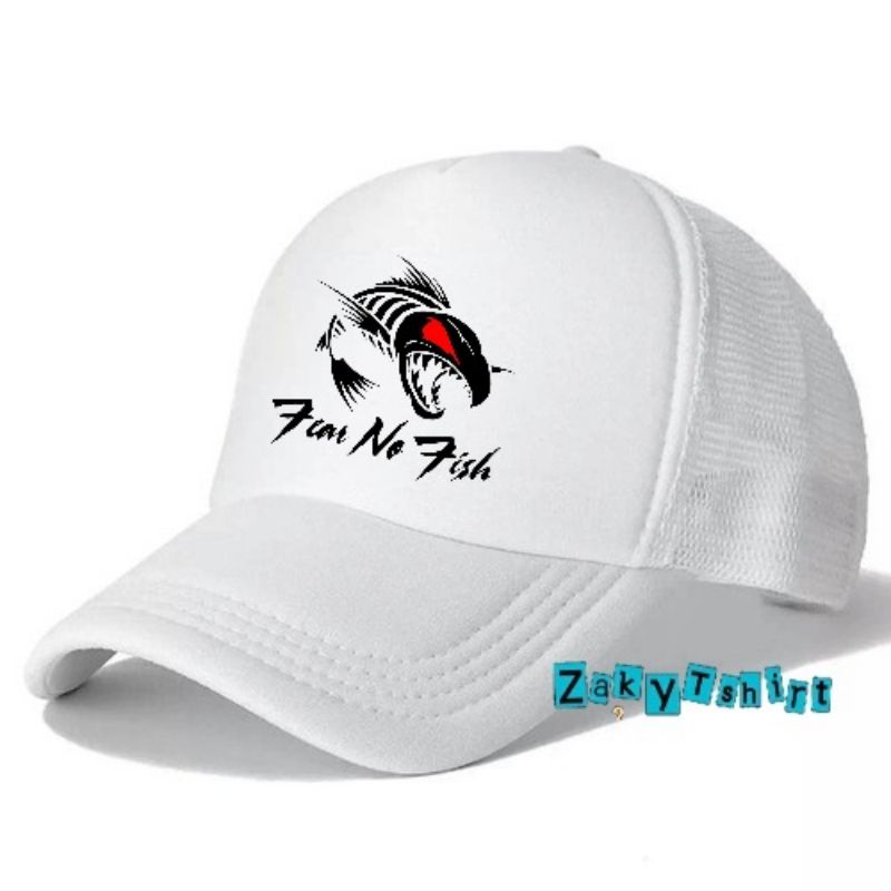 Topi Pria / trucker / surf / skate / Hat Fear No Fish