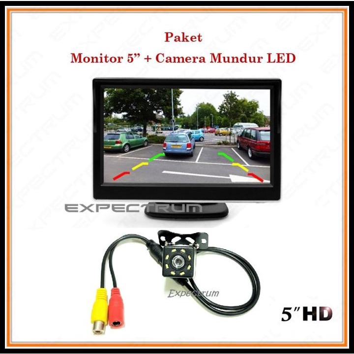 Monitor Tv Ondash 5 Inch - Paket Monitor Tv 5 Inch &amp; Kamera Led