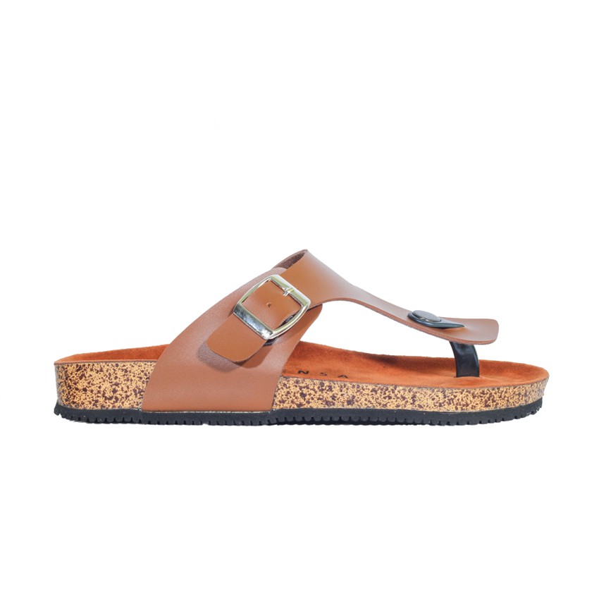 ERINA BROWN | ManNeedMe x Zensa | Sandal Jepit Tali Casual Wanita