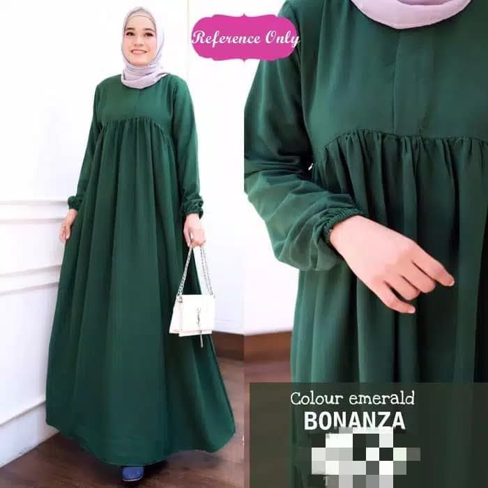 Baju Gamis Jumbo Wanita Muslim Samira Ld 104 Ziper Sleting Depan Indah Pesta Kerja Hamil Busui Shopee Indonesia