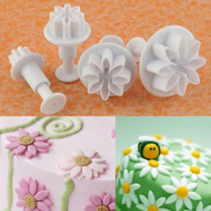 

Plunger / Stamp Cutter Daisy (Fondant- Cookies/Hiasan Black Nastar)