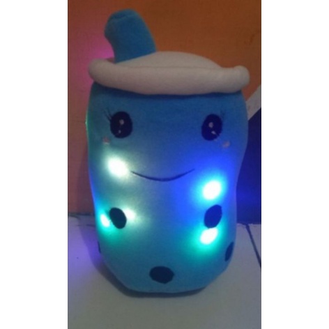 Boneka Boba Milk Led(Nyala)Kedip Uk30Cm Mainan Anak Viral Murah