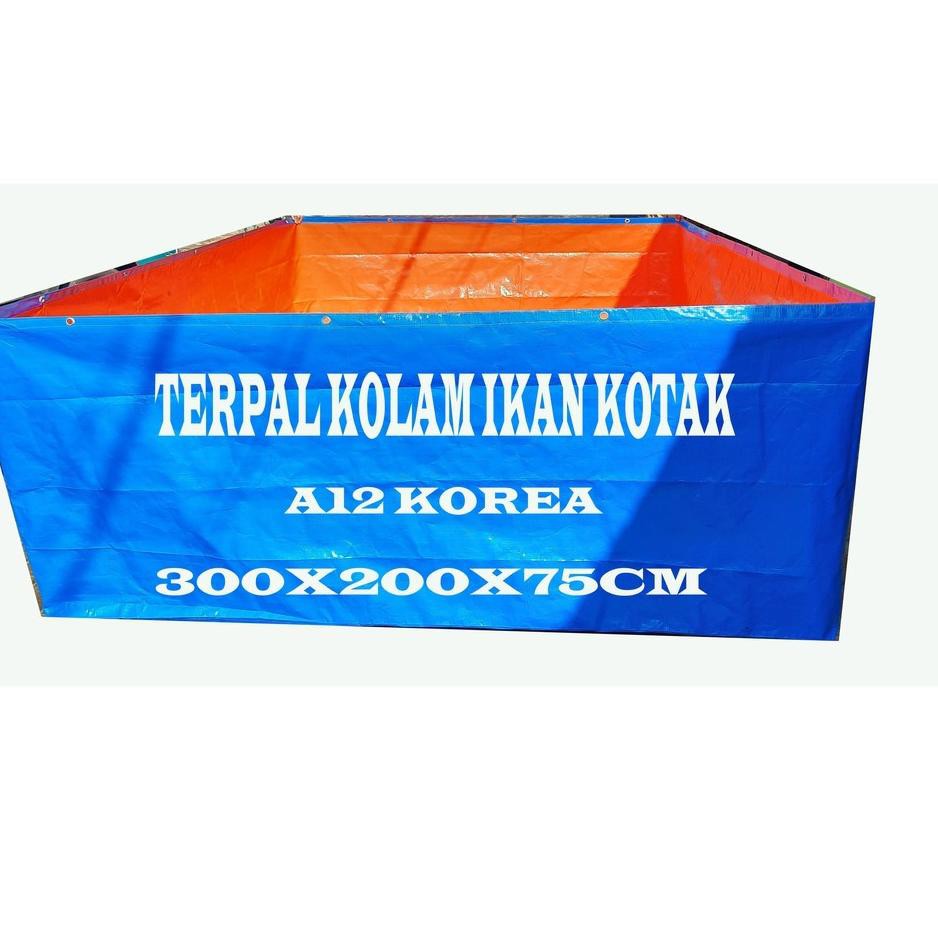 Ready kolam terpal ikan lele (x75) A12 KOREA SANGAT COCOK BUAT TERNAK IKAN AIR TAWAR  ikan hias dll