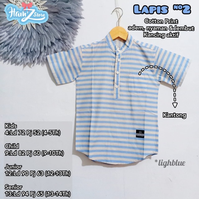 Kemeja Lapis anak