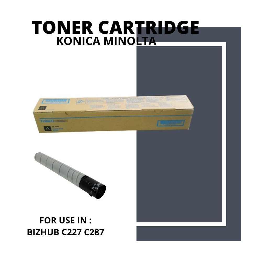 Toner Cartridge Konica Minolta TN 221 BIZHUB C227 C287 C367 1 PAKET 4 WARNA