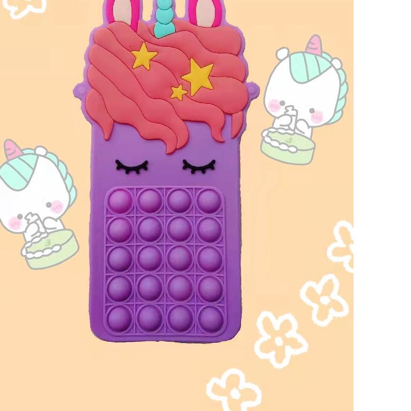 TAS POP IT UNICORN MUAT HP / TAS UNICORN UKURAN BESAR