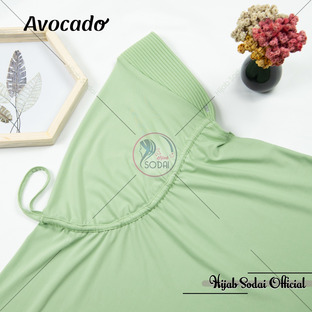 KHIMAR SERUT JOKOWI M | BERGO ADIBA UKURAN M-Avocado