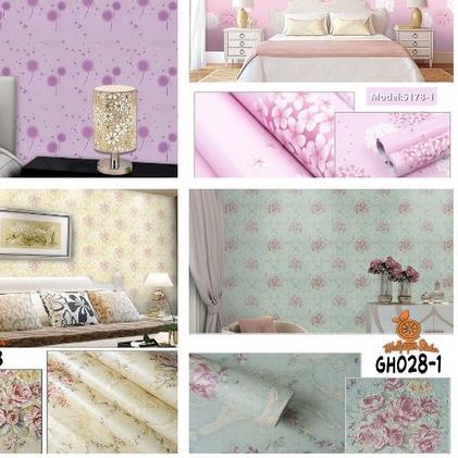 ♠ Wallpaper dinding kamar tidur anak wallpaper stiker dinding rumah 45cmx10m / Wallpaper dinding 3d