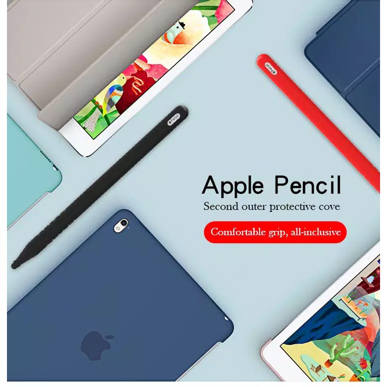 Protective Anti Crack Case Cover Apple Pencil Gen 2 Free 2 Tip Cover