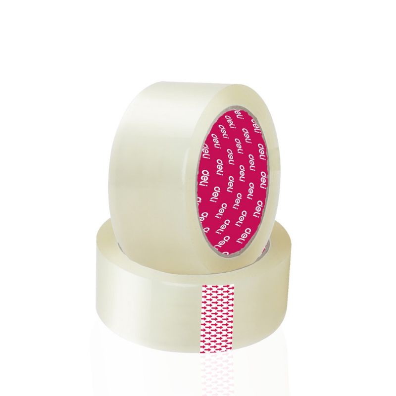 

Deli Packing Tape / Lakban Isolasi Bening 6pcs/Roll 48mm x 90 Yd x 42 Micron Super Kuat CA489