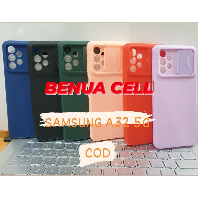 SLIDE CASE SAMSUNG A32 5G - SOFCASE SLIDE SAMSUNG A32 5G PELINDUNG KAMERA