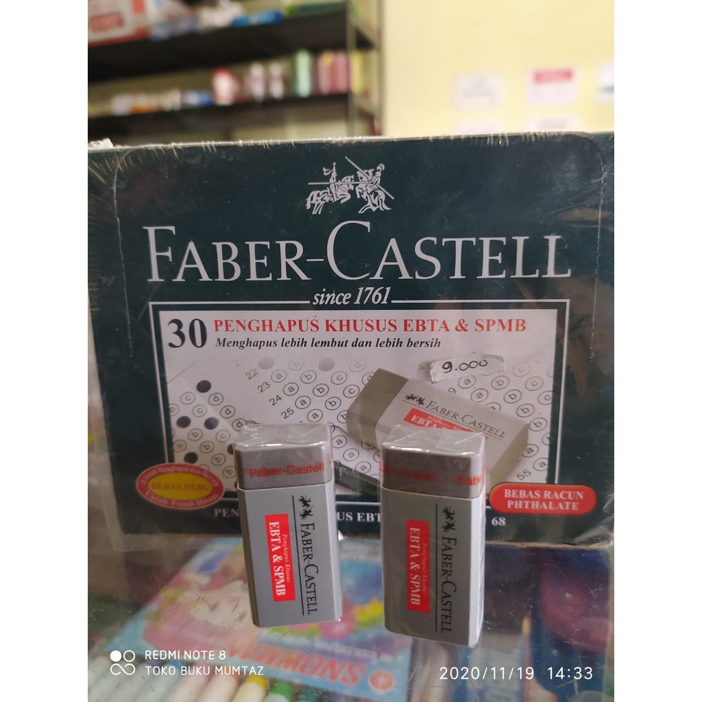 

Penghapus Pensil Faber Castell khusus EBTA dan SPMB