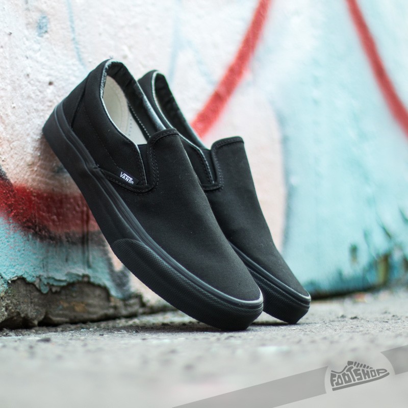 [COD] PREMIUM QUALITY! Sepatu Vans Slip On Classic - Hitam Putih / Full Hitam / Full Putih