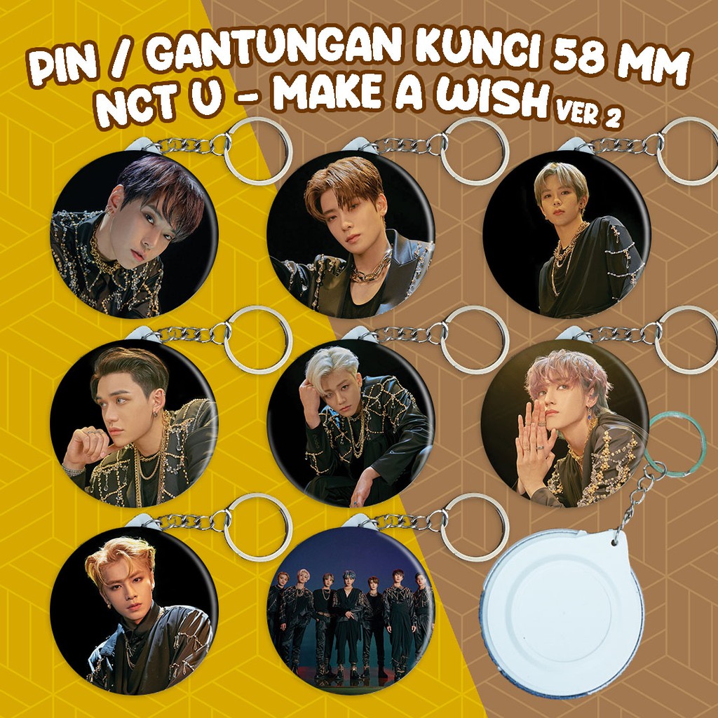 Jual Pin Atau Gantungan Kunci 58 Nct U Make A Wish Versi 2 Merchandise