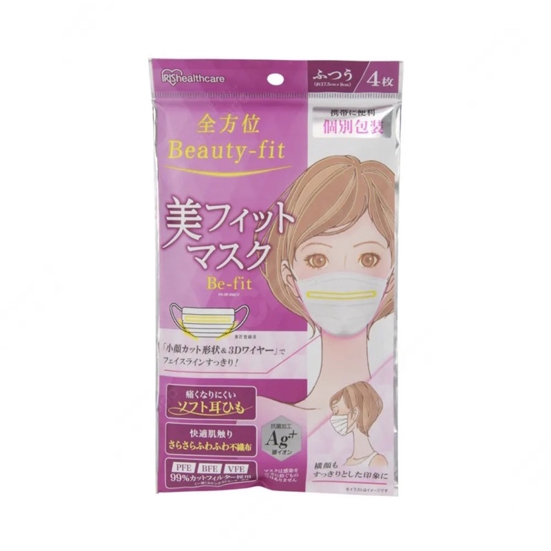 Iris health care Set 4 Pcs Masker Anti Virus Beauty Fit 4mcv