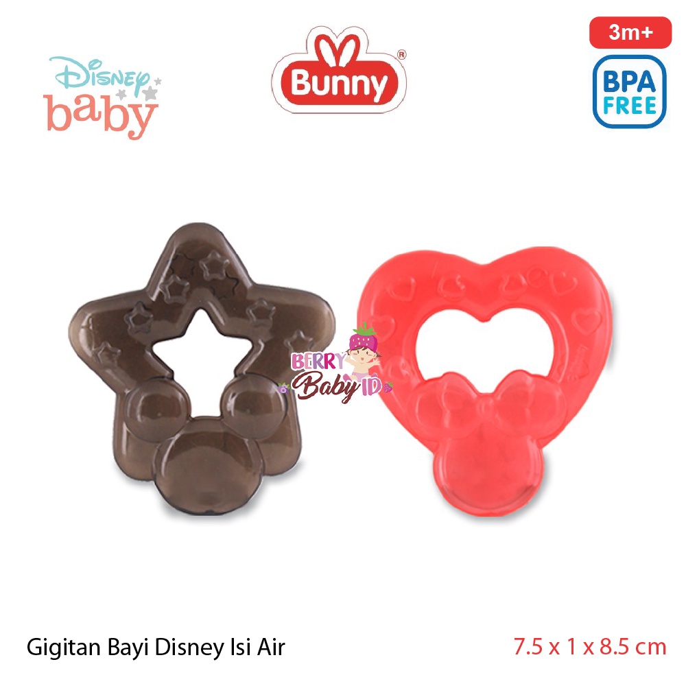 Lusty Bunny Disney Water Filled Teether Mainan Gigitan Bayi BPA Free Berry Mart