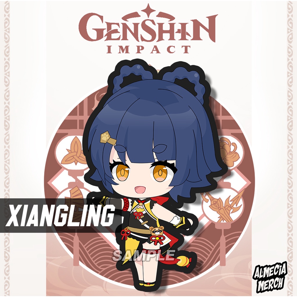 Gantungan Kunci Xiangling Genshin Impact / Keychain Xiangling Genshin Impact / Xiangling