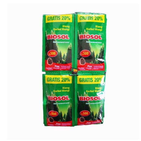 BIOSOL BIANG KARBOL SACHET / 1 RENCENG ISI 12