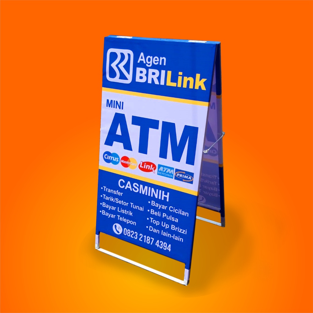 Standing Banner Spanduk Agen BRILINK