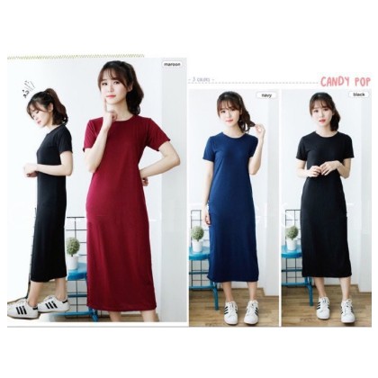 M00014 - Elsa Plain Maxi Dress